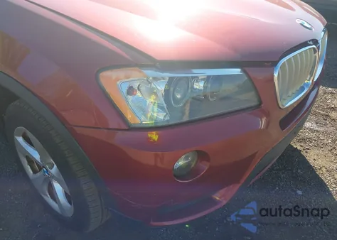 2011 BMW X3 xDrive28I из США, поврежденный, VIN 5UXWX5C54BL702736